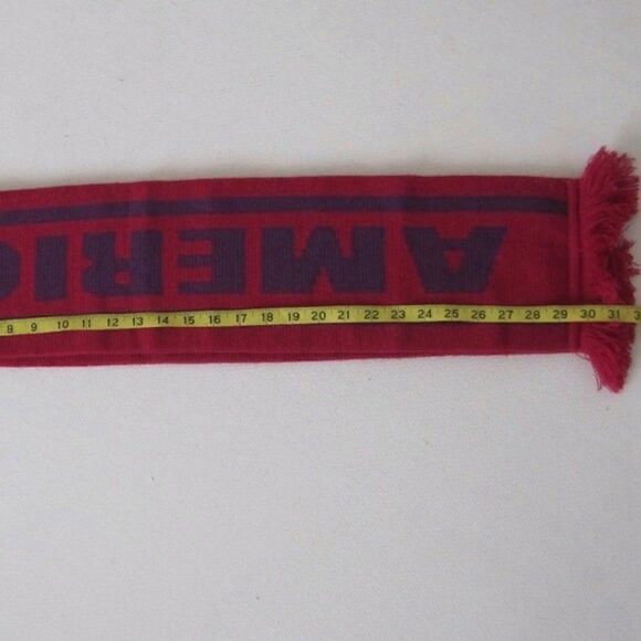 AMERICAN EAGLE Scarf Knitted Mens Womens Spell Out - Picture 3 of 3